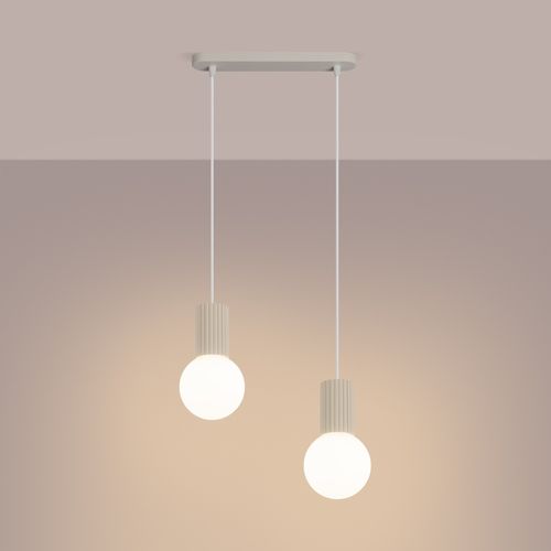 Suspension Halo 2l Beige
