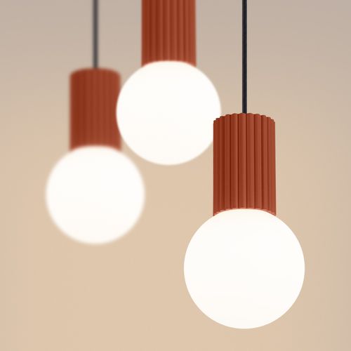 Suspension Halo 3l Ocre Rouge