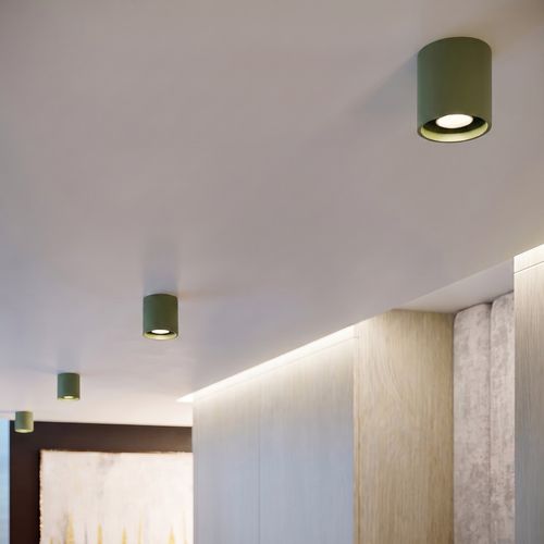 Plafonnier Orbis 1 Vert Olive