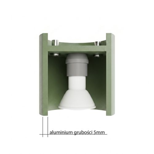Plafonnier Orbis 2 Vert Olive