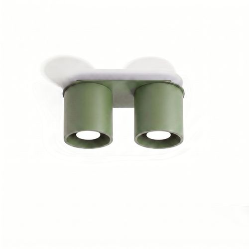 Plafonnier Orbis 2 Vert Olive