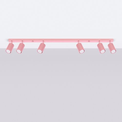 Plafonnier Karbon 6l Rose