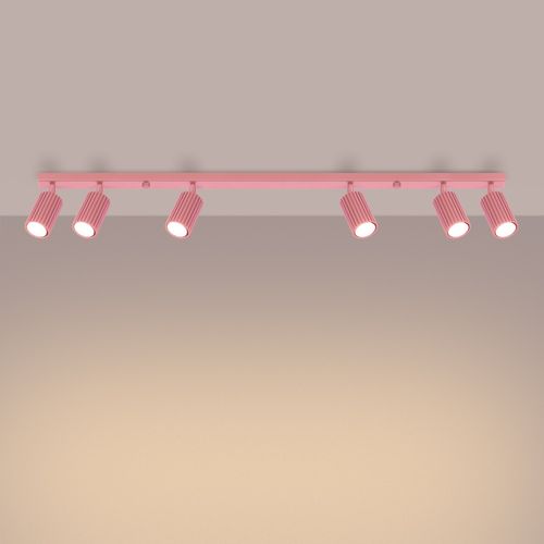 Plafonnier Karbon 6l Rose