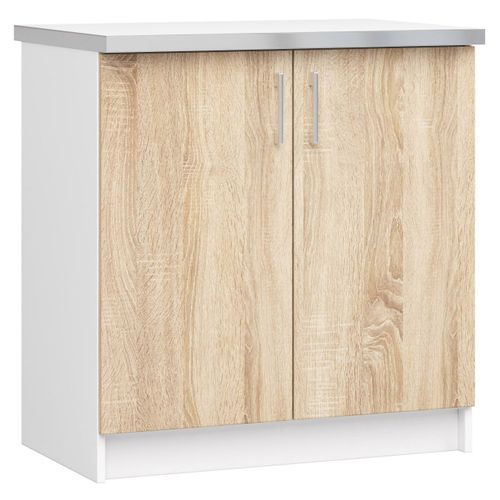 Plan De Travail Pour La Cuisine S80 Lima Blanc 80 Cm Couleur Blanc 80x54x3,2 Cm