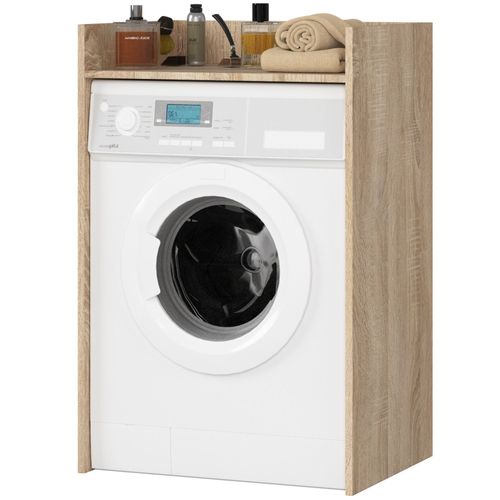 Meuble Pour Lave-linge Fin Chêne Sonoma 64 Cm 1 Étagère 64x50x98 Cm