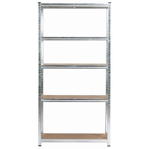 Étagère Modulable 90 Cm Acier Galvanisé Charge Maximale 875kg - L90xp40xh180 Cm