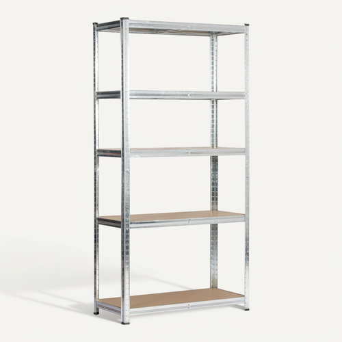 Étagère Modulable 90 Cm Acier Galvanisé Charge Maximale 875kg - L90xp40xh180 Cm