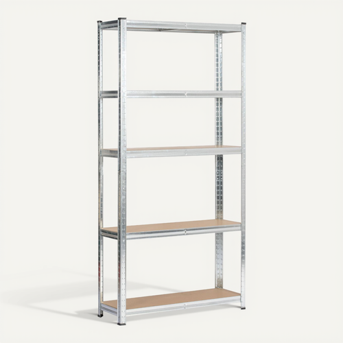 Étagère Modulable 90 Cm Acier Galvanisé Charge Maximale 875kg - L90xp30xh180 Cm