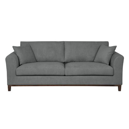 Canapé 3 places LUKI tissu Aston 17 anthracite