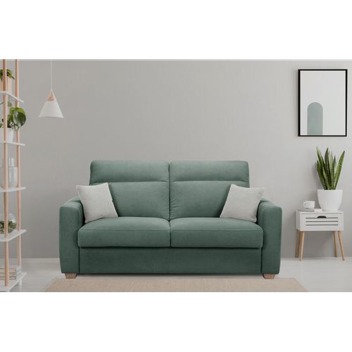 Canapé convertible 3 places CALYPSO tissu curio 37 ecume