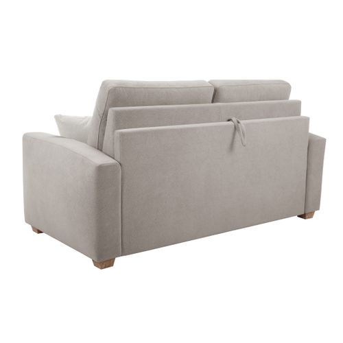 Canapé convertible 3 places CALYPSO tissu curio 11 taupe