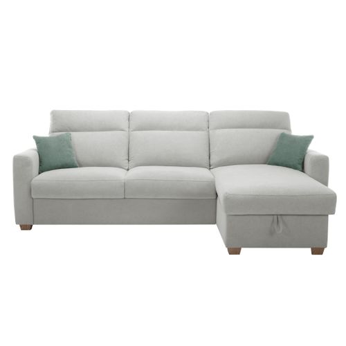 Canapé angle reversible CALYPSO tissu curio 84 beige