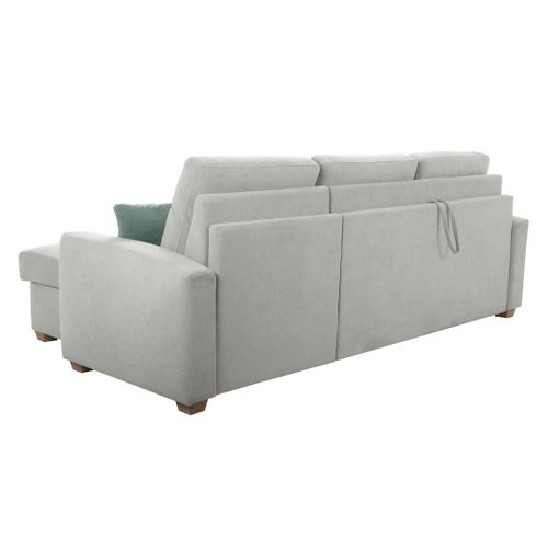 Canapé angle reversible CALYPSO tissu curio 84 beige