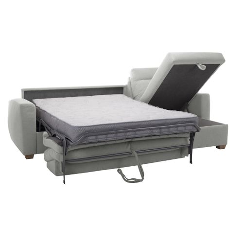 Canapé angle reversible CALYPSO tissu curio 84 beige