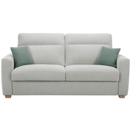 Canapé convertible 3,5 places CALYPSO tissu curio 84 beige