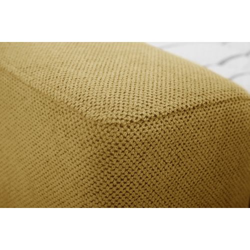 Canapé convertible 3,5 places CALYPSO tissu curio 48 jaune vue détaillée