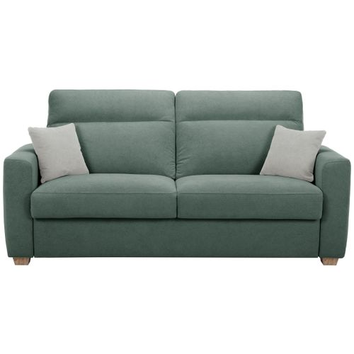 Canapé convertible 3,5 places CALYPSO tissu curio 37 ecume