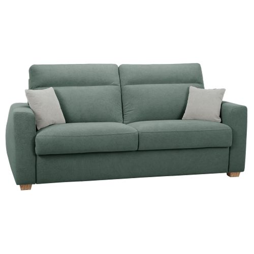 Canapé convertible 3,5 places CALYPSO tissu curio 37 ecume