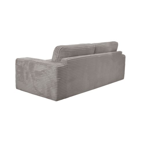 Canapé 3 places NOMADE tissu velours côtelé grège