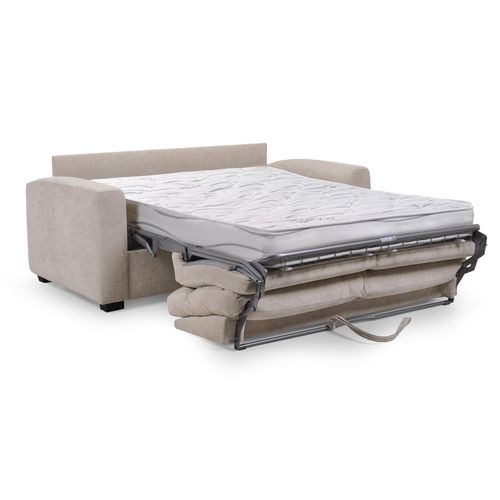Canapé convertible 3 places CALYPSO III tissu sable