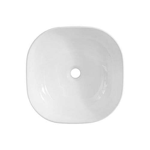 Ensemble Meuble 60 Cm Avec Plan Vasque Et Vasque à Poser Smile, Couleur Blanche