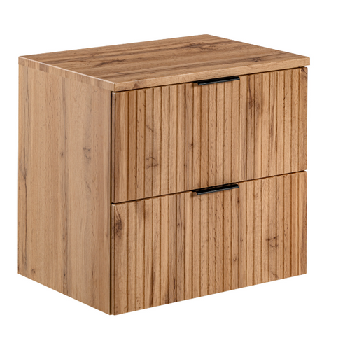 Ensemble De Meubles 60 Cm Avec Plan De Travail, Couleur Bois