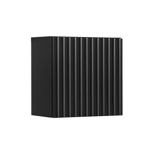 Qubik Meuble Haut 30x30cm, 1 Porte Noir