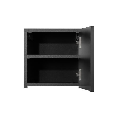 Qubik Meuble Haut 30x30cm, 1 Porte Noir