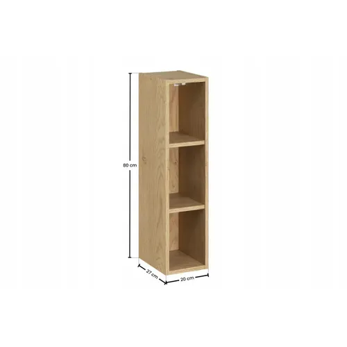 Colonne Murale Ouverte Pour Salle De Bains Dalia Chêne Cremona 20 X 80 Cm