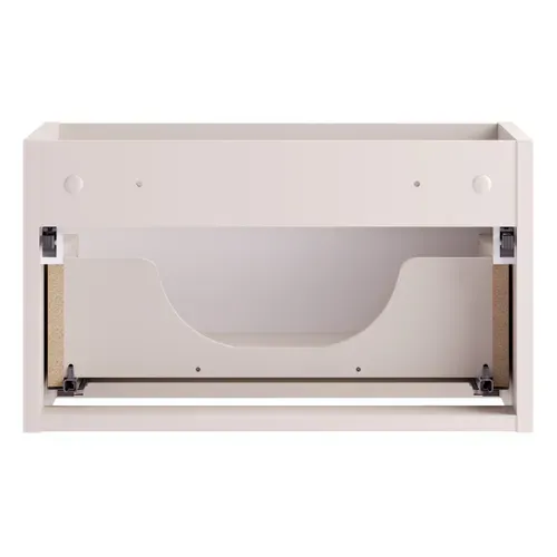 Meuble Suspendu Sous Double Vasque Nova Cachemire 100 Cm Avec Plan – 2 Tiroirs