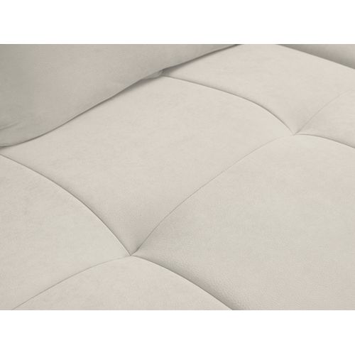 Canapé d'angle méridienne d GIOVANNI tissu bull beige foncé