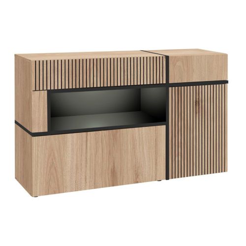 Buffet Design LED "cross" 150cm Naturel