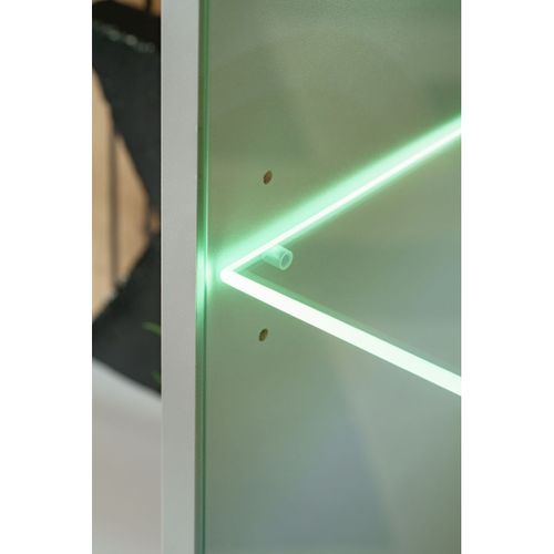 Ensemble Meuble TV Ligne "xari" 200cm Naturel et Gris Perle