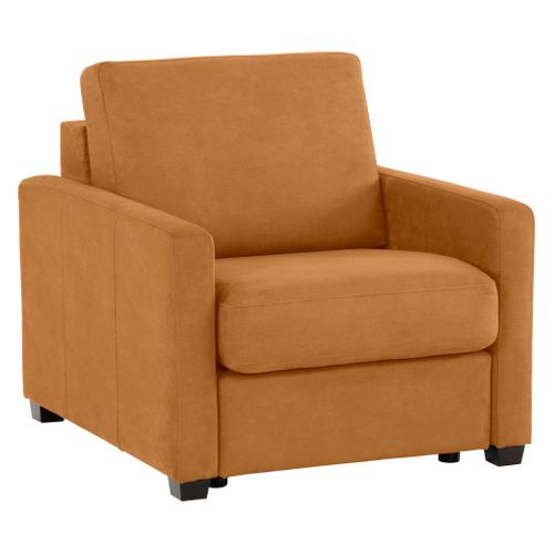 Fauteuil NICARAGUA tissu Apache cognac 10
