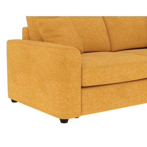 Canapé convertible 3 places pack standard NICARAGUA tissu enjoy mango 12 vue détaillée