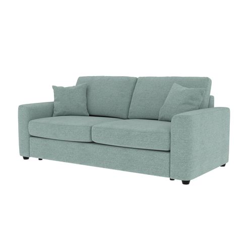 Canapé convertible 3 places pack standard NICARAGUA tissu enjoy vert amande 18