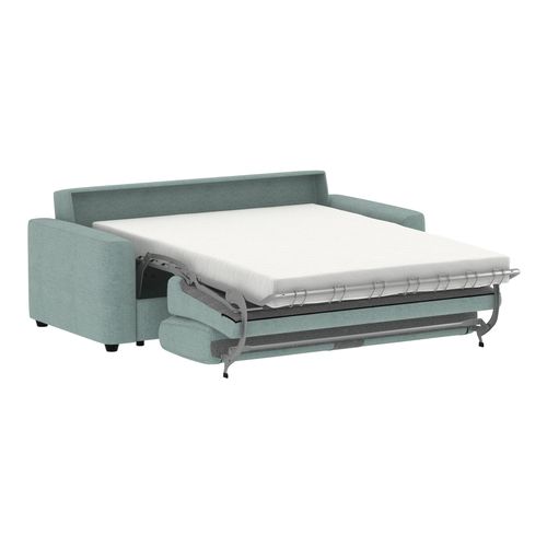 Canapé convertible 3 places pack standard NICARAGUA tissu enjoy vert amande 18