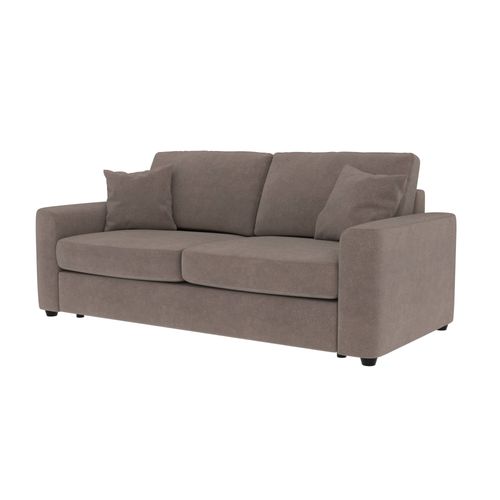 Canapé convertible 3 places pack standard NICARAGUA tissu apache taupe 13