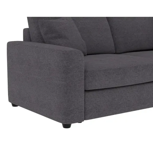 Canapé convertible 3 places pack standard NICARAGUA tissu apolo anthracite 2 vue détaillée