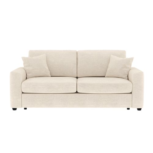 Canapé convertible 3 places pack standard NICARAGUA tissu apolo sable 09