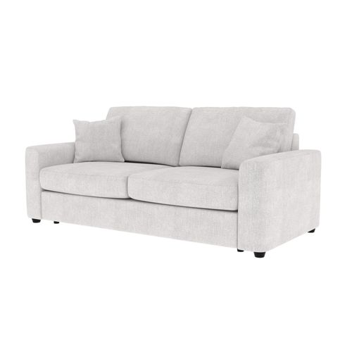 Canapé convertible 3 places pack standard NICARAGUA tissu apolo silver 6