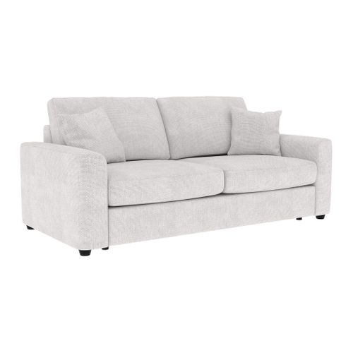 Canapé convertible 3 places pack standard NICARAGUA tissu apolo silver 6