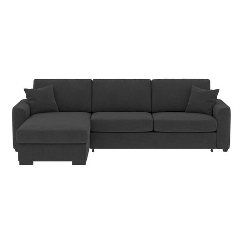 Canapé d'angle convertible pack standard NICARAGUA tissu bergamo graphite 97