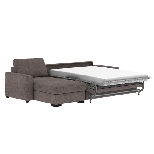 Canapé d'angle convertible pack standard NICARAGUA tissu apolo granite 13