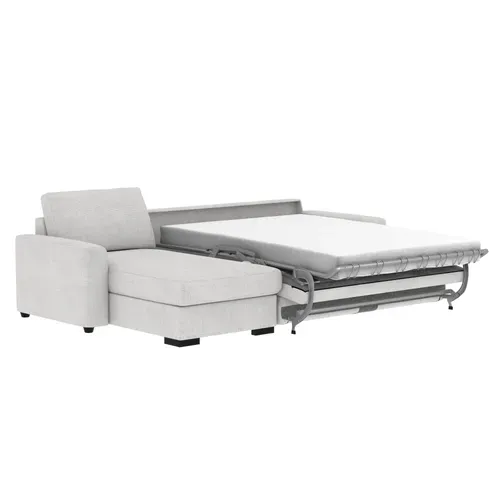 Canapé d'angle convertible pack standard NICARAGUA tissu apolo silver 6