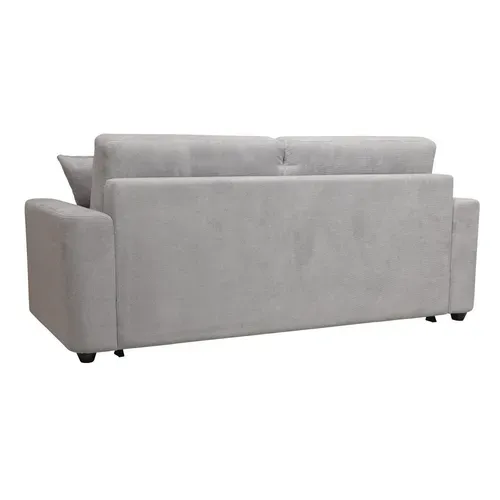 Canapé convertible 3 places pack Standard  NICARAGUA tissu Crown gris 17 vue de derrière