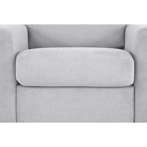 Fauteuil manchettes CURVE NICARAGUA tissu Crown gris 17 vue détaillée