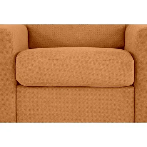 Fauteuil manchettes CURVE NICARAGUA tissu Crown amber vue détaillée