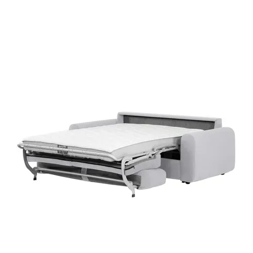 Canapé convertible 3 places pack Dreaméa NICARAGUA tissu Crown gris 17