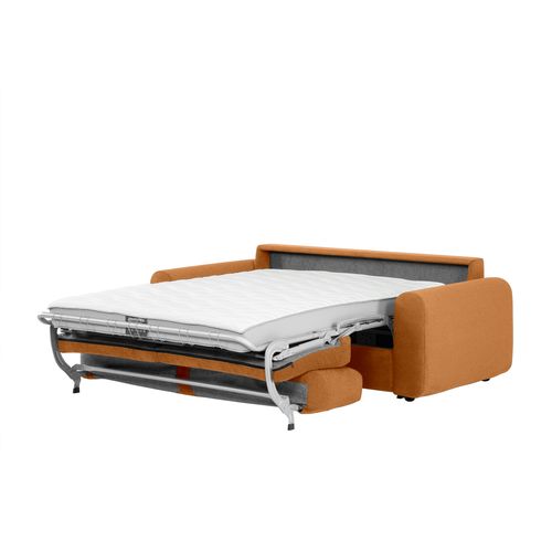 Canapé convertible 3 places pack Dreaméa NICARAGUA tissu Crown amber 9